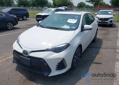 2017 Toyota Corolla Se z USA, uszkodzony, nr VIN 2T1BURHE3HC781356